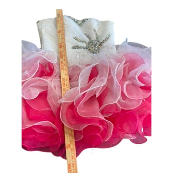 "NO TAG" Tutu Mini Bedazzled Dress SZ S? Y2kHoco Fairycore Loose Beads See Image - Picture 9 of 15